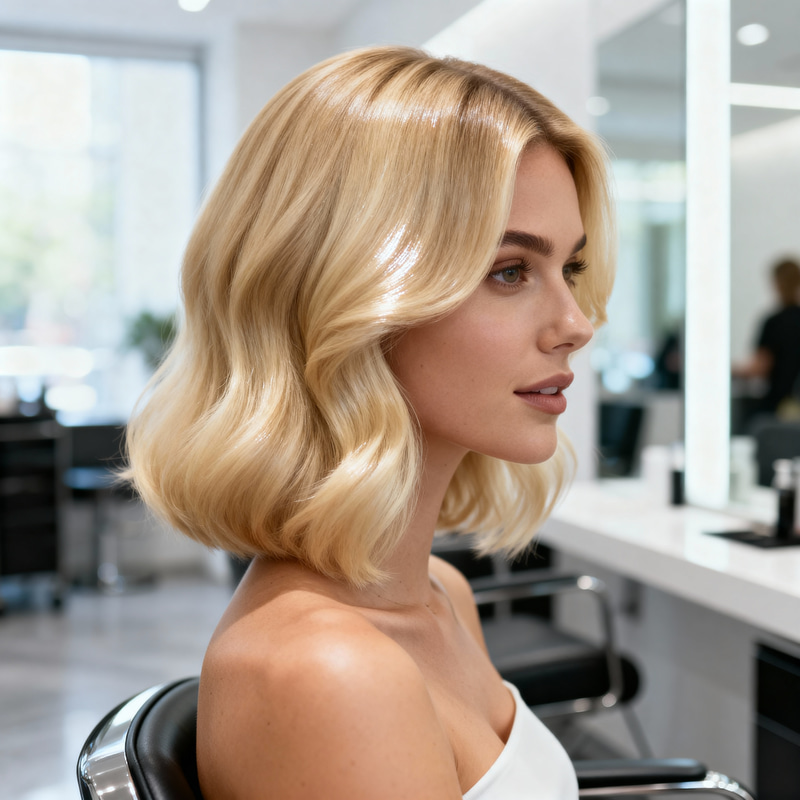 Stunning Blonde Blowout: Fresh Haircut Inspiration Stunning Blonde Blowout: Fresh Haircut Inspiration