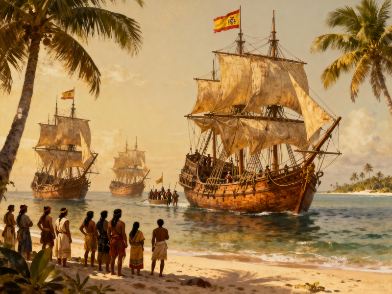 The Arrival of the Spaniard Expedition in the Philippines The Arrival of the Spaniard Expedition in the Philippines