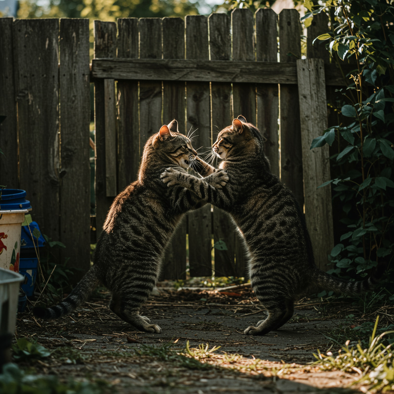 Fascinating Cat Fighting: A Closer Look Fascinating Cat Fighting: A Closer Look
