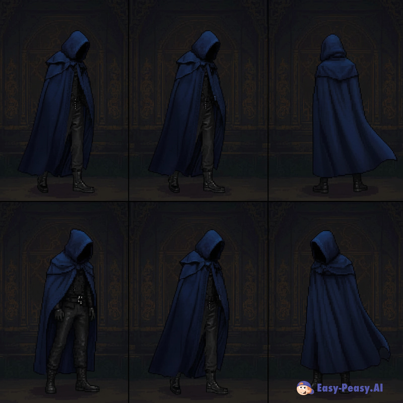 Metroidvania Idle Sprites Design - 6 Frames Animation Metroidvania Idle Sprites Design - 6 Frames Animation