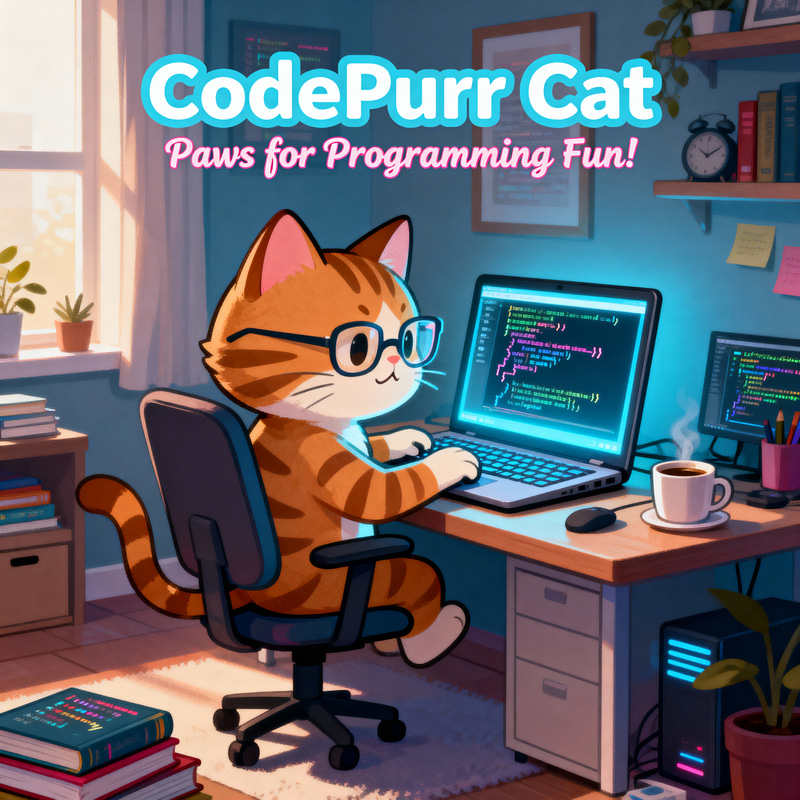 Humorous Cat Programmer YouTube Banner Design Humorous Cat Programmer YouTube Banner Design