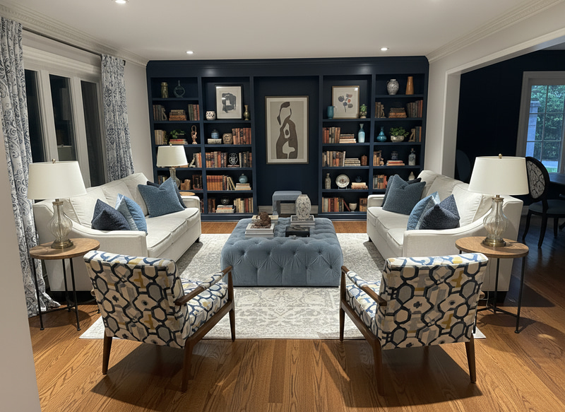 Eclectic Style Living Room Design Transformation Eclectic Style Living Room Design Transformation