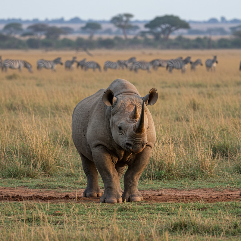 Rhino: Majestic Wildlife of the Savanna Rhino: Majestic Wildlife of the Savanna