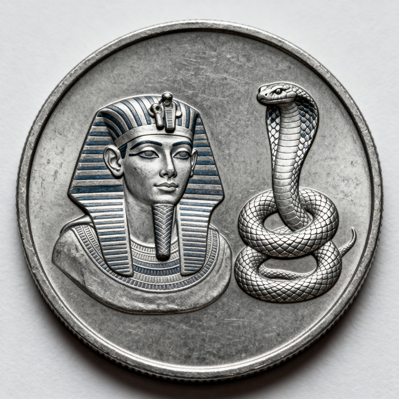 One Pound Coin: Sudan Pharaoh & Snake Design One Pound Coin: Sudan Pharaoh & Snake Design