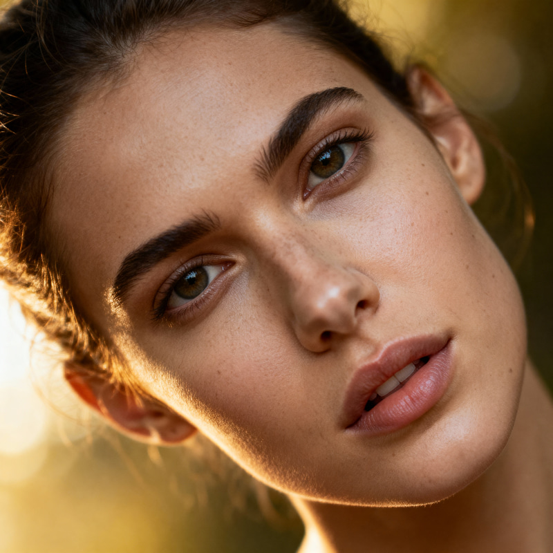 Emotive Close-Up Portrait Photography