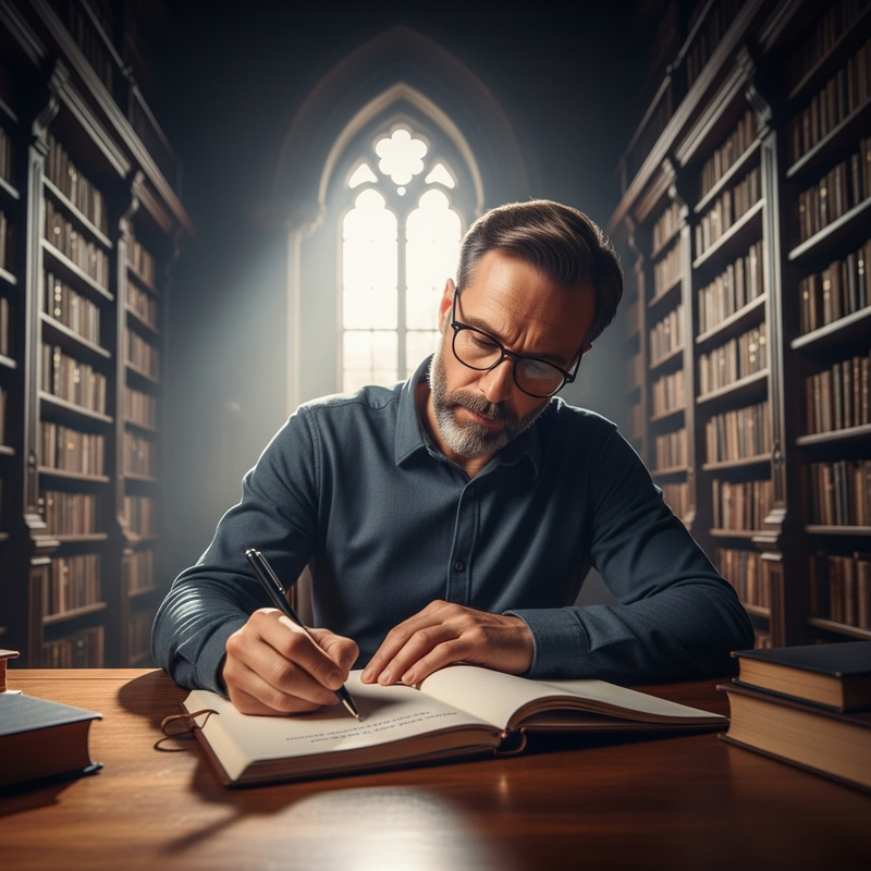 Philosopher Deep in Thought | Reflecting on Quotes