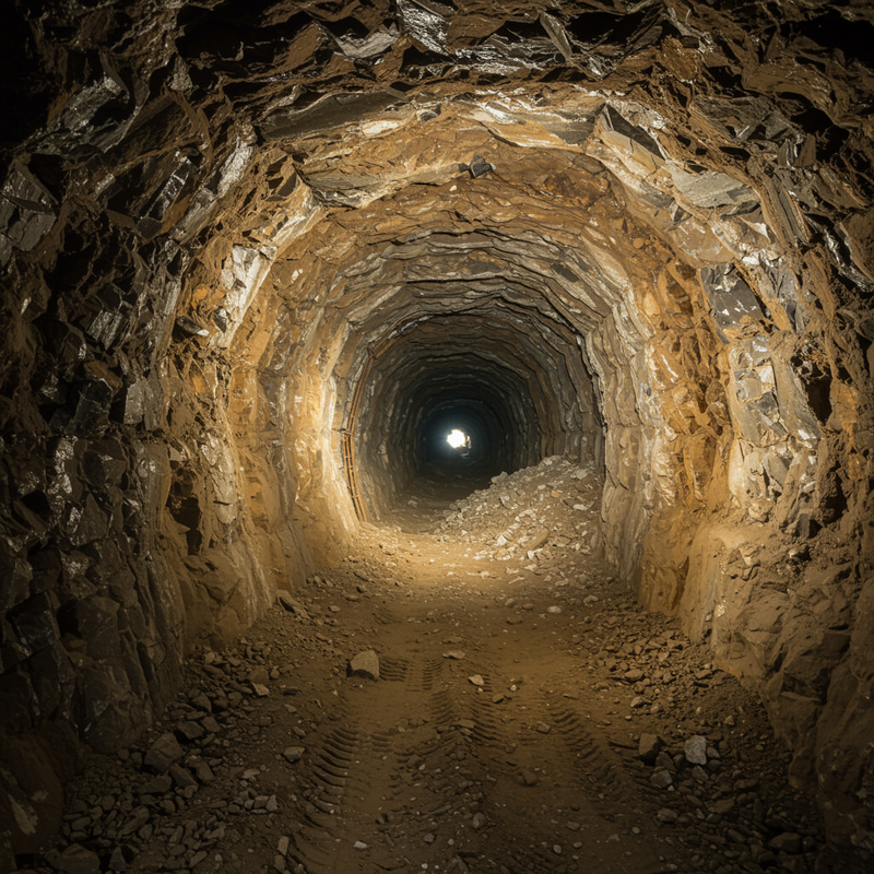 Partially Dug Mine Tunnel Exploration Partially Dug Mine Tunnel Exploration