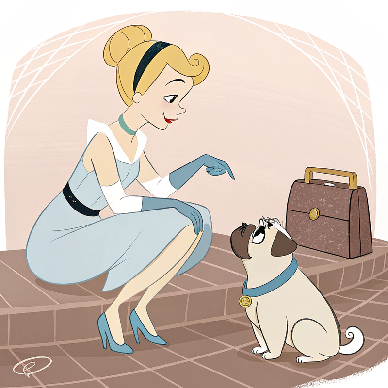 Modern Day Cinderella with Pug Puppy | Disney Modern Day Cinderella with Pug Puppy | Disney