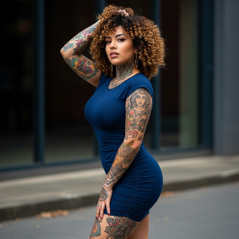 Latina Women with Tattoos: Unique Character Design