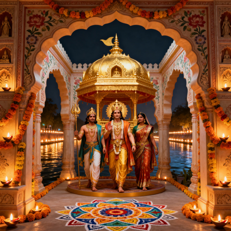 3D Ramayana Selfie Point at Ayodhya Dipotsav 3D Ramayana Selfie Point at Ayodhya Dipotsav