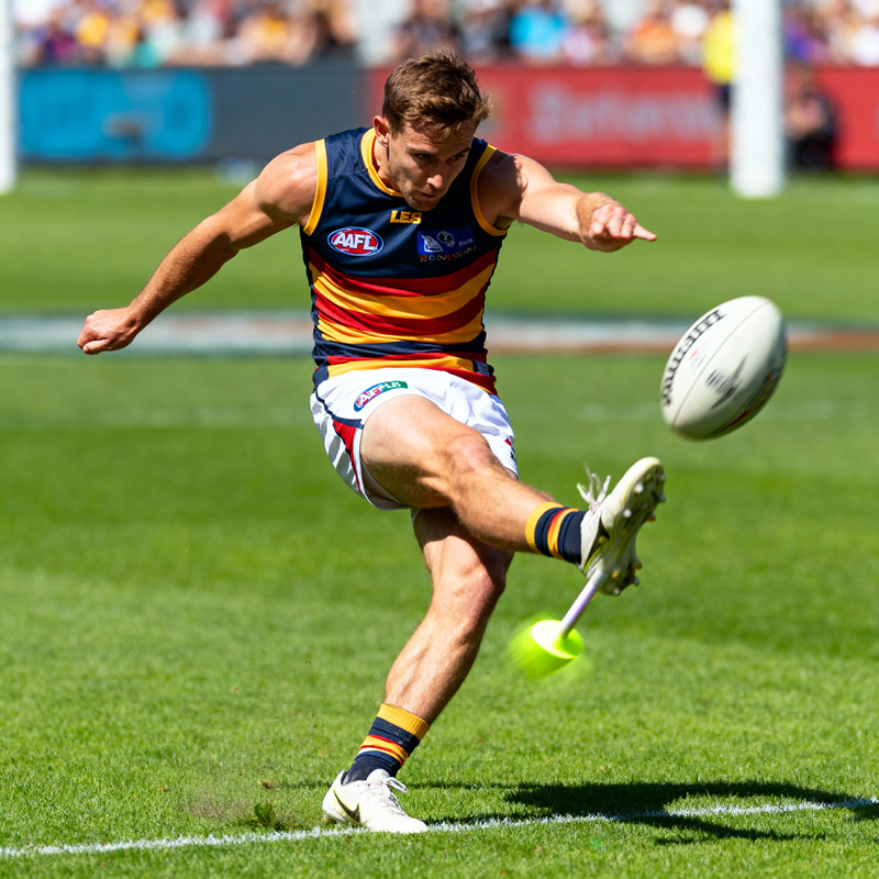 AFL Lightning Rod Kicking a Goal