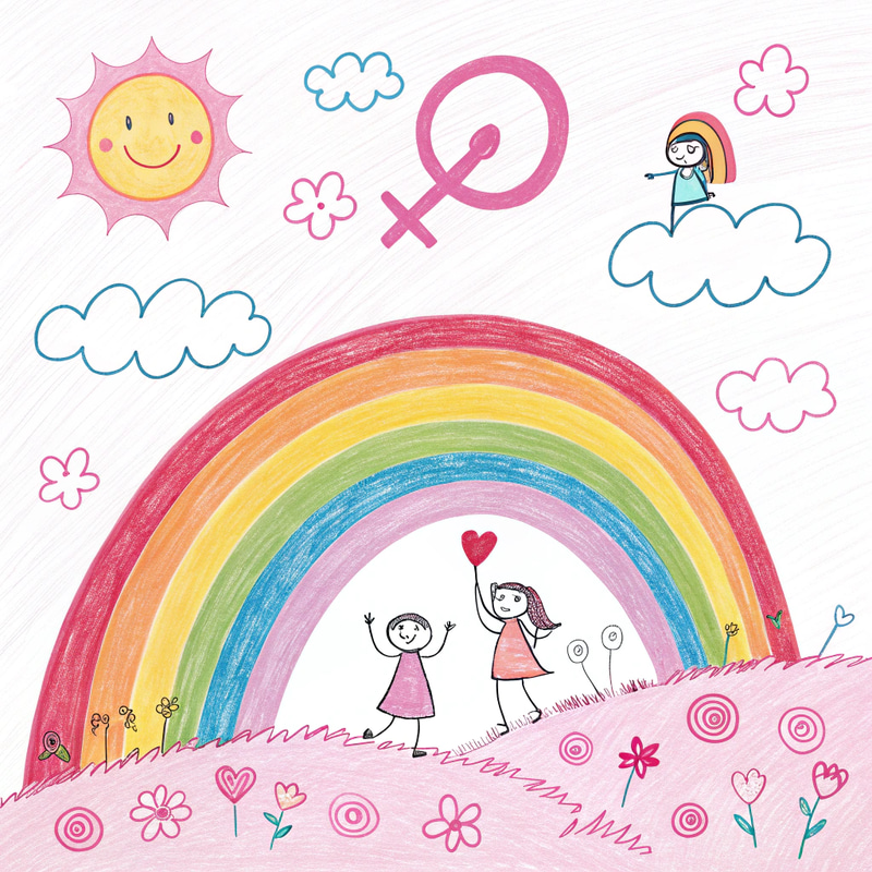 Celebrating Women's Day with Rainbow Colors Celebrating Women's Day with Rainbow Colors