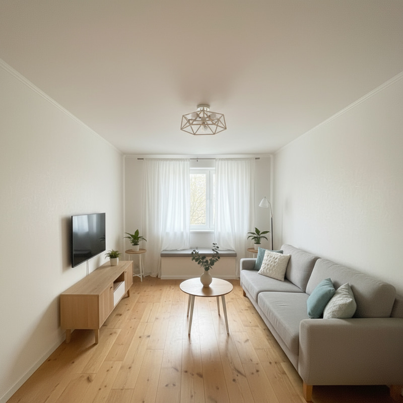 Scandinavian Style Living Room Transformation Scandinavian Style Living Room Transformation