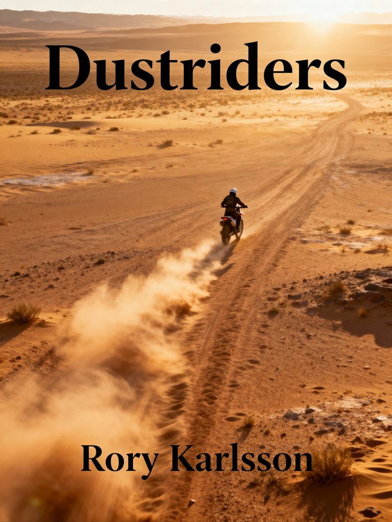 Dustriders Book Cover Design - Rory Karlsson Dustriders Book Cover Design - Rory Karlsson