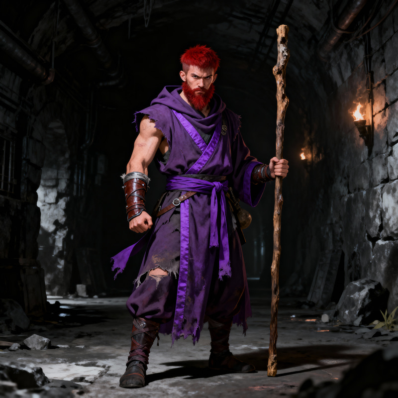 DND Kensei Monk Character Design