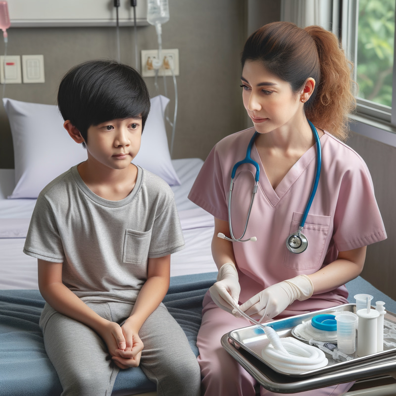 Foley Catheter Guide for Young Boy: Medical Procedure Walkthrough Foley Catheter Guide for Young Boy: Medical Procedure Walkthrough