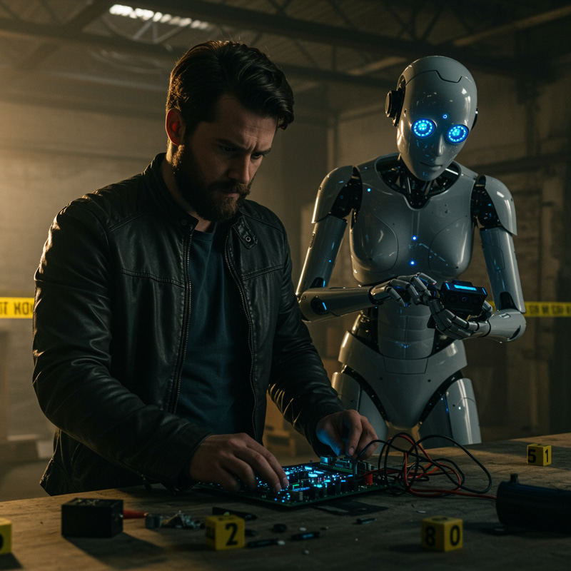 Man and Robot Team Up to Solve a Crime Man and Robot Team Up to Solve a Crime