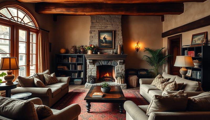 Cozy Living Room Inspired by Rembrandt Cozy Living Room Inspired by Rembrandt