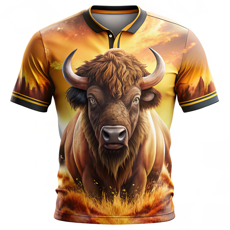 Bold Bison Sports Jersey - Dynamic Design Bold Bison Sports Jersey - Dynamic Design