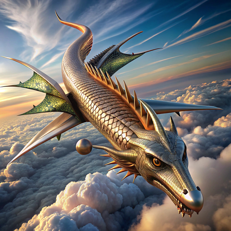 Mythical Dragon Serpent Airplane Design Mythical Dragon Serpent Airplane Design