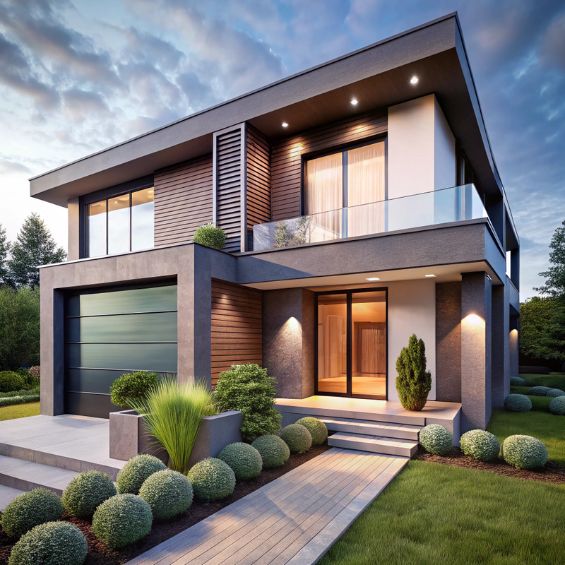 Modern Exterior House Design with Contemporary Elements Modern Exterior House Design with Contemporary Elements
