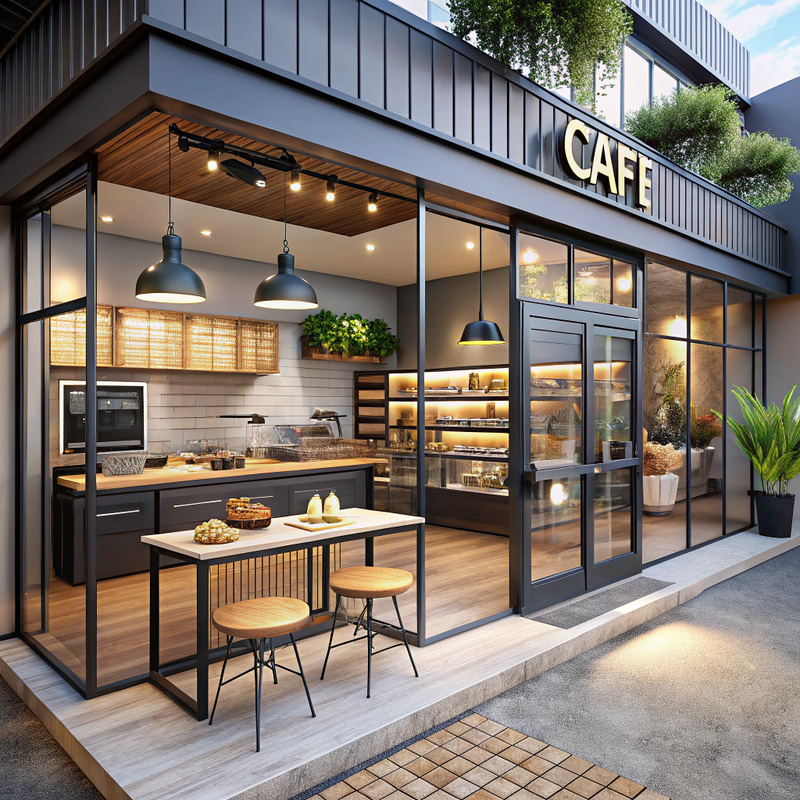 Cozy Cafe & Bakery Layout Design for Small Spaces Cozy Cafe & Bakery Layout Design for Small Spaces