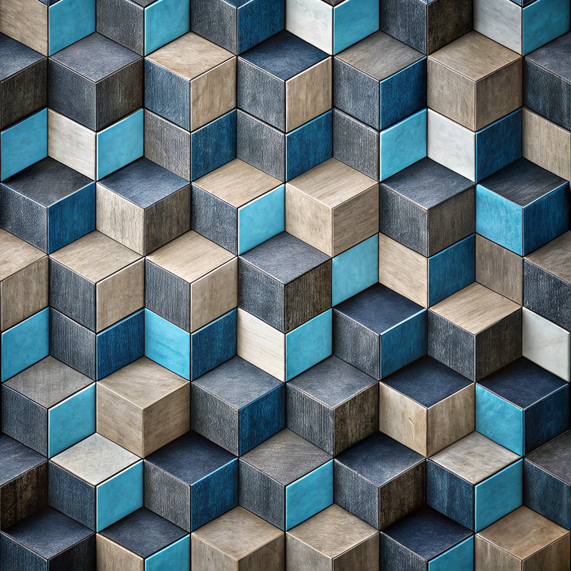 Modern Textured Wall Patterns in 3D Design