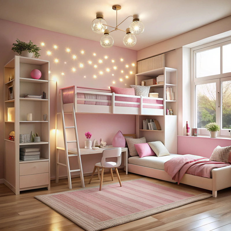 Chic Pink & White Girl's Bedroom Ideas Chic Pink & White Girl's Bedroom Ideas