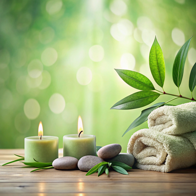 Serene Spa Background - Elegant Design Serene Spa Background - Elegant Design