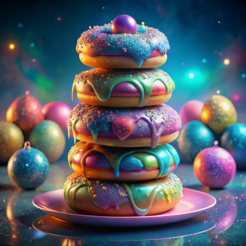 Otherworldly Easter Donut Tower – Fantasy Glaze Otherworldly Easter Donut Tower – Fantasy Glaze
