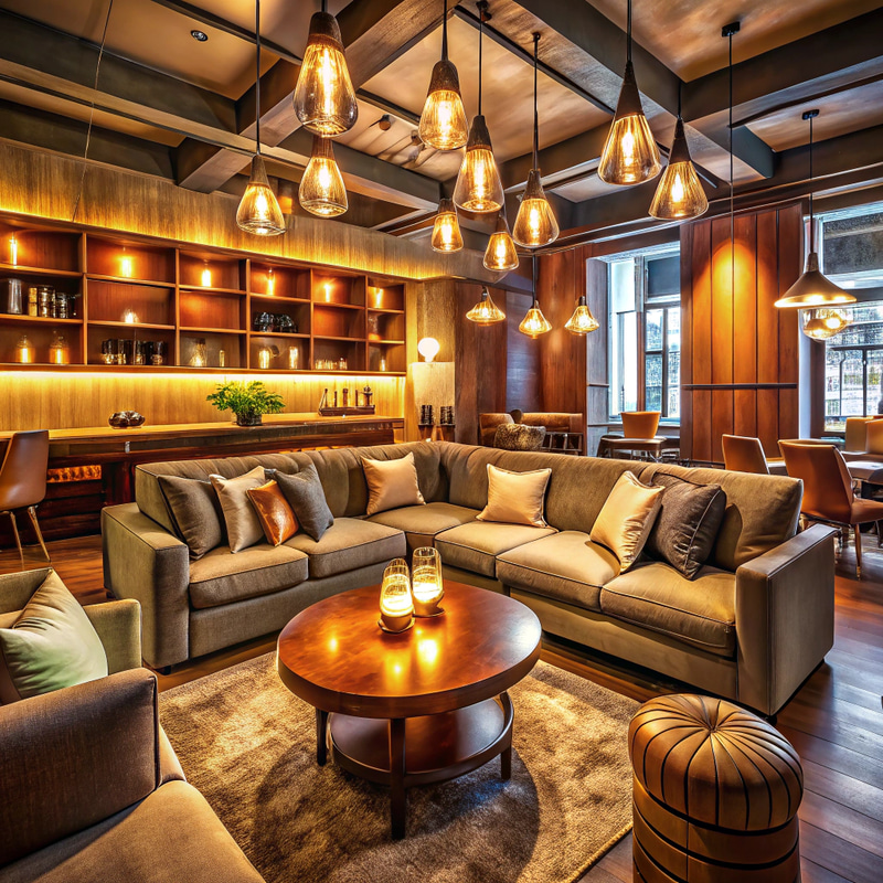 Cozy Lounge Area in a Bar | Relax and Unwind