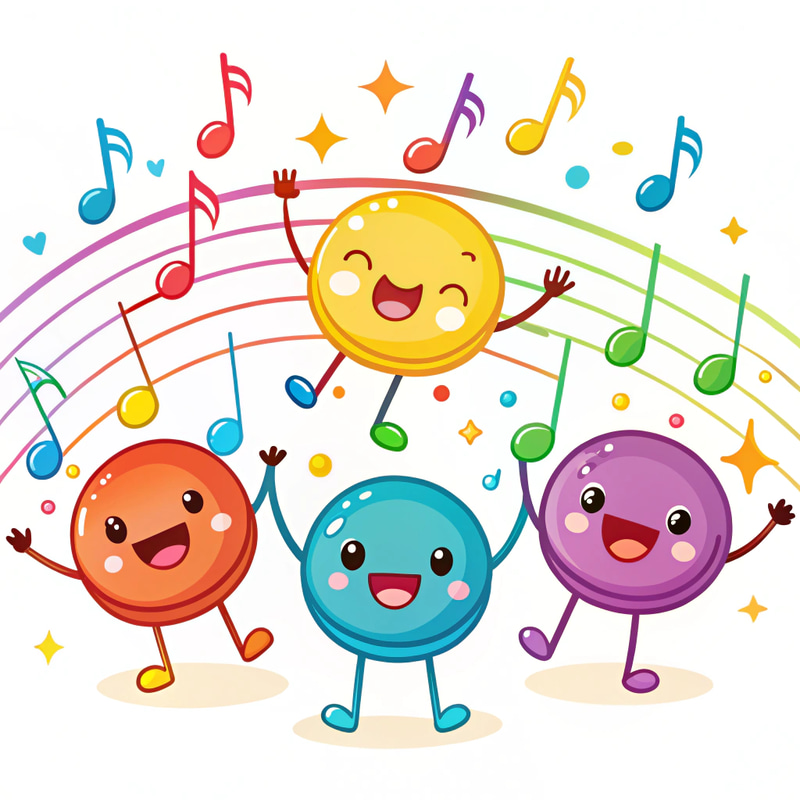 Colorful Cartoon Music Beats for Joyful Vibes Colorful Cartoon Music Beats for Joyful Vibes